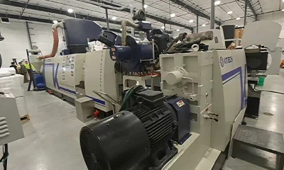 Dwustopniowy system granulowania z pierścieniem wodnym firmy USA-LLDPE-KiTech...